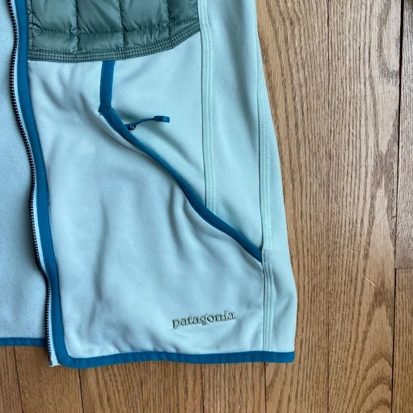 Patagonia Light Sage and Pale Mint Hybrid Ski Jacket - Picture 5 of 5